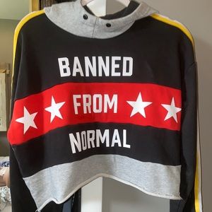 Rita Ora x ADIDAS BANNED FROM NORMAL sweatshirt